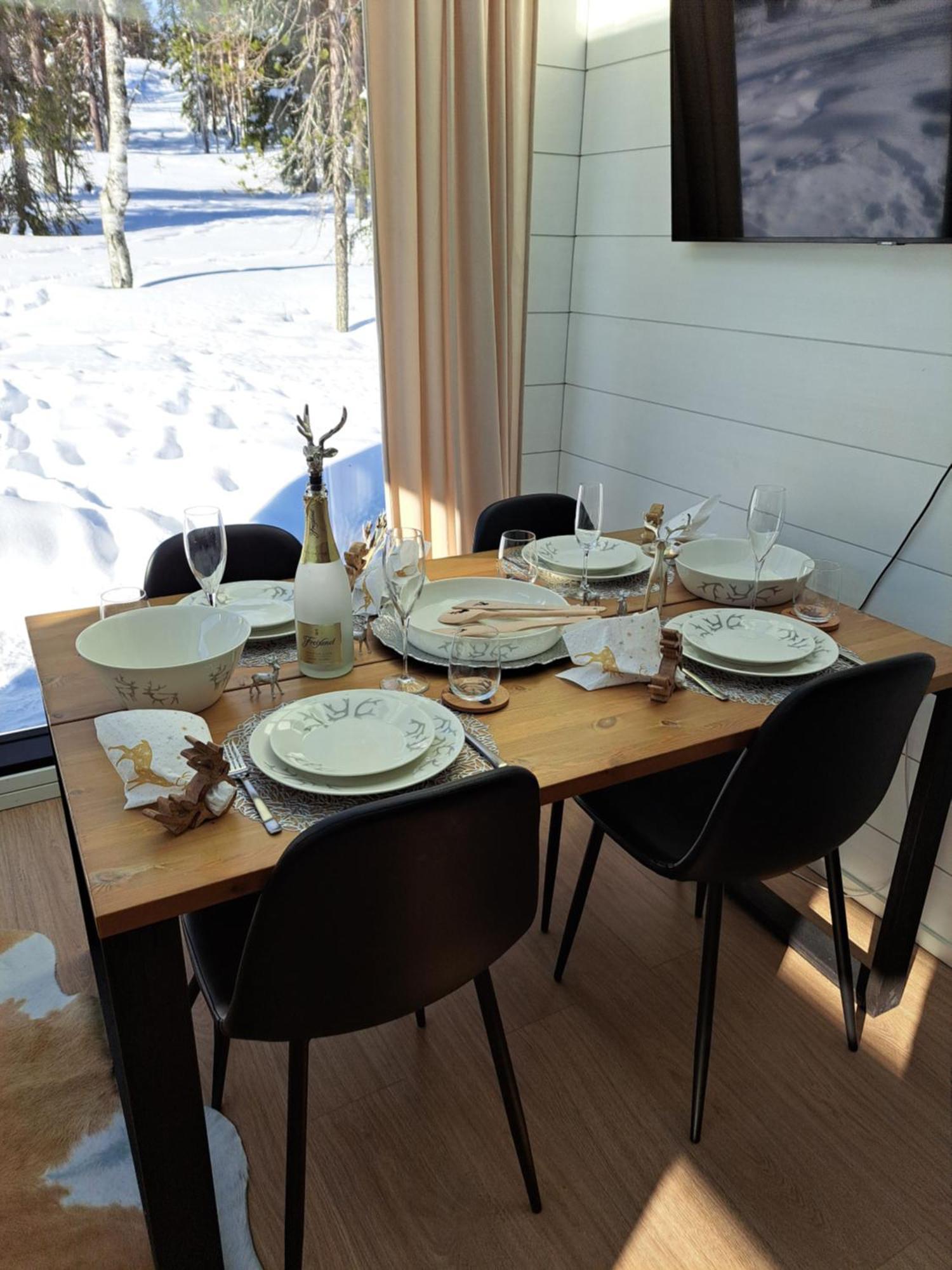 Levi Sky Igloo With Private Sauna And Hot Tub Extérieur photo